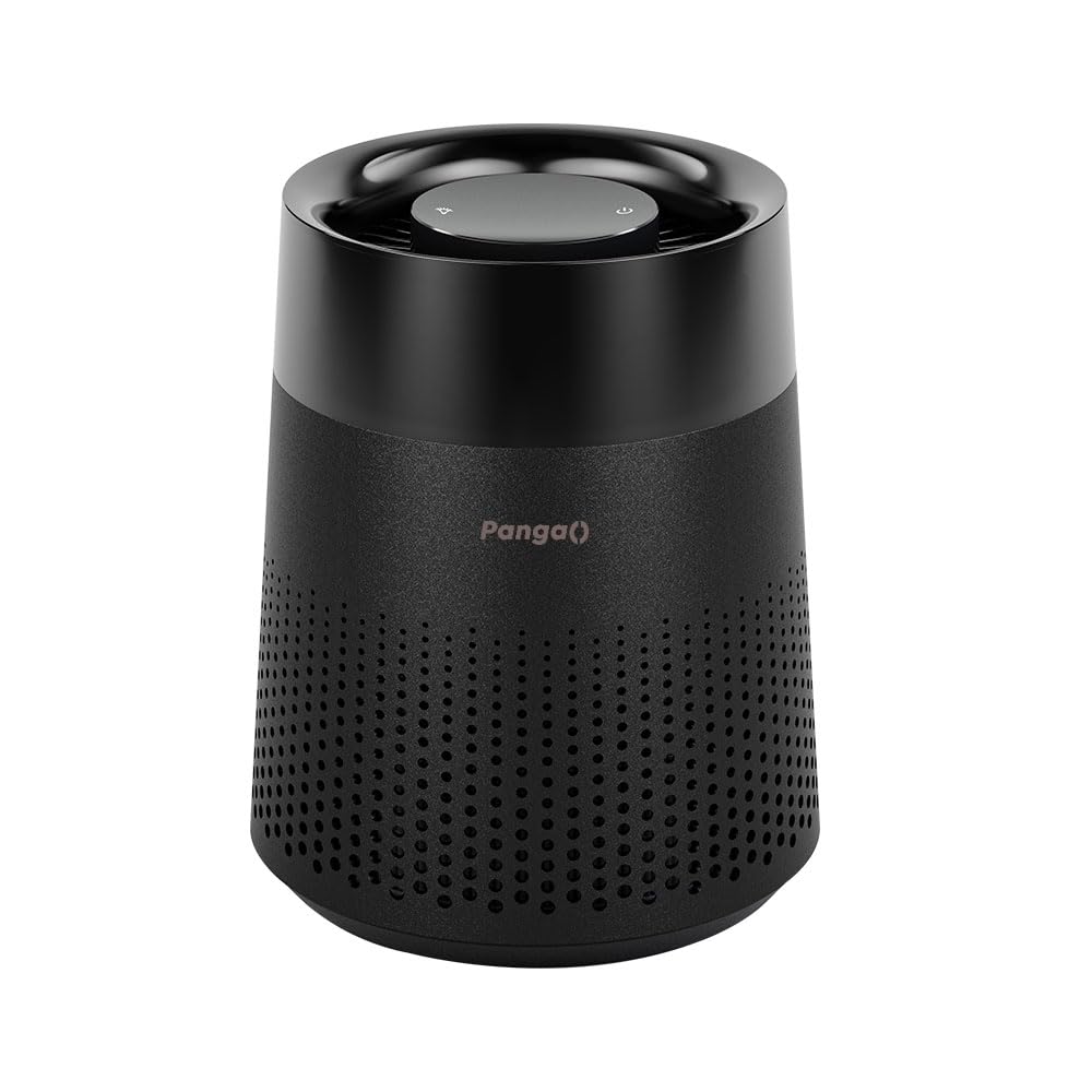 Core Mini Air Purifier for Home & Office, Covers Up to 183 Sq Ft, H13 True HEPA Filter, Removes 99.97% Dust, Smoke, Pollen & Pet Dander, Quiet Portable Air Cleaner with Fragrance Sponge (Black)-image-1
