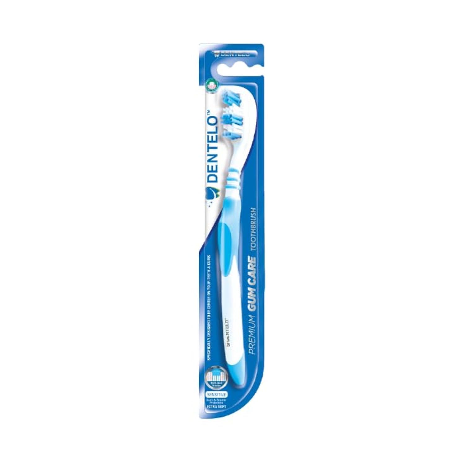 Premium Gum Care Toothbrush | For Sensitive Teeth's | With Extra Soft Bristles | For Adults | Blue