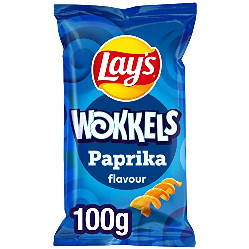 Lay's Wokkels Paprika Chips, Doos 18 stuks x 100 g - Afbeelding 3