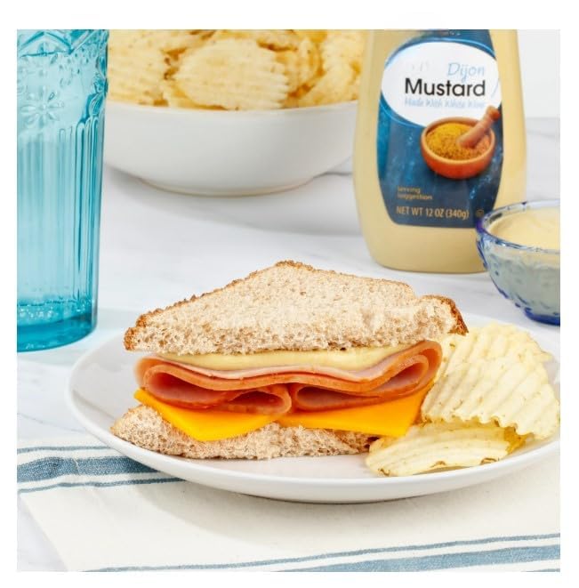 Miniatura 5 de Gr.eat in sauces,Dijon Mustard  12 oz Squeeze Bottle, Bold White-Wine Mustard Flavor-(pack of 2)