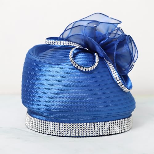 Sombrero Kentucky Derby con diseño floral de brillante miniatura 4