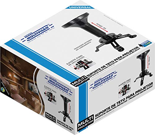 Suporte para Projetor, Multivisão, MULTIPROJ-P, Preto