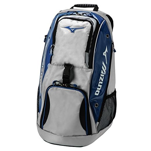 Mizuno Tornado Backpack Volleyball Equipment Bag - Grey & Navy
