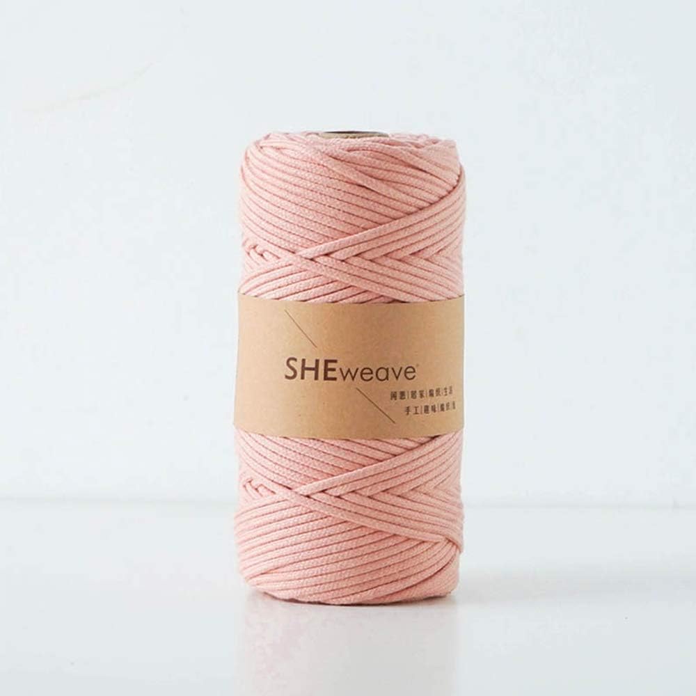 Amazon Com Macrame Cord 3mm X 109yards Macrame Rope 100 Natural Cotton Cord For Macrame Supplies Boho Bag Crafts Decorative Projects Baby Pink 3mm X 109yd Arts Crafts Sewing