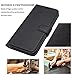 D DESSVON Galaxy J7 Neo/J700/Core/Nxt Case Wallet Black, Samsung Galaxy J7 2015 Leather Case, Slim PU Leather Flip Cover with Card Holder Kickstand Magnetic Closure Phone Protective Case for Men