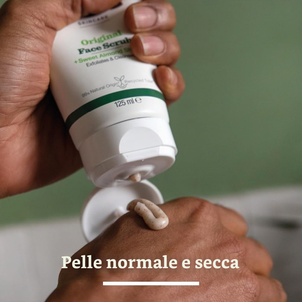 BULLDOG SKINCARE - Scrub Viso Originale Uomo Esfoliante Guscio di Mandorla Scrub 125 ml