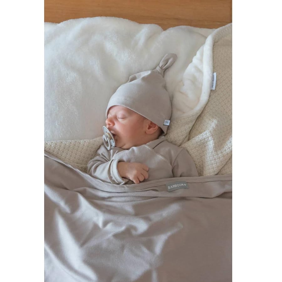 Coperta Clinica 75x100 in Jersey di Bambù Panna Bamboom