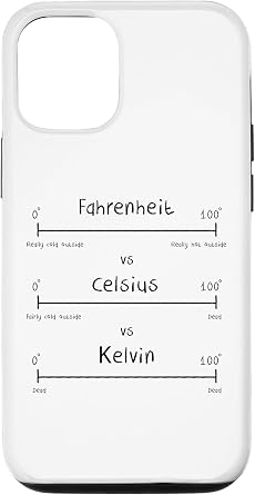 iPhone 13 Science Meme Fahrenheit Celsius Kelvin Funny Science Teacher Case