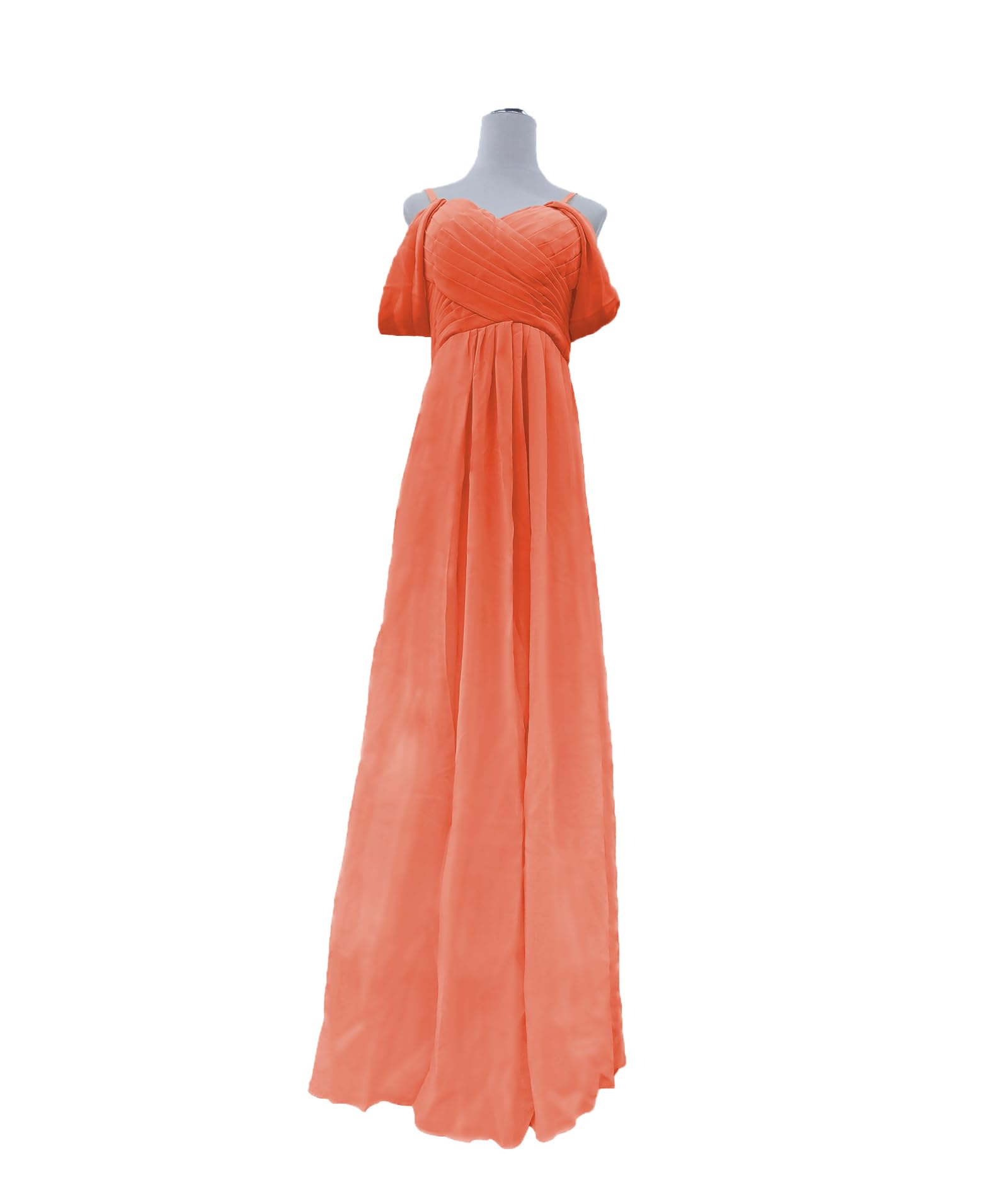 ECDAHICC Damen Kleider Off Shoulder Langes Kleid Elegant Enges Festlich Abendkleider für Brautjungfernkleid Cocktail Party Kleid