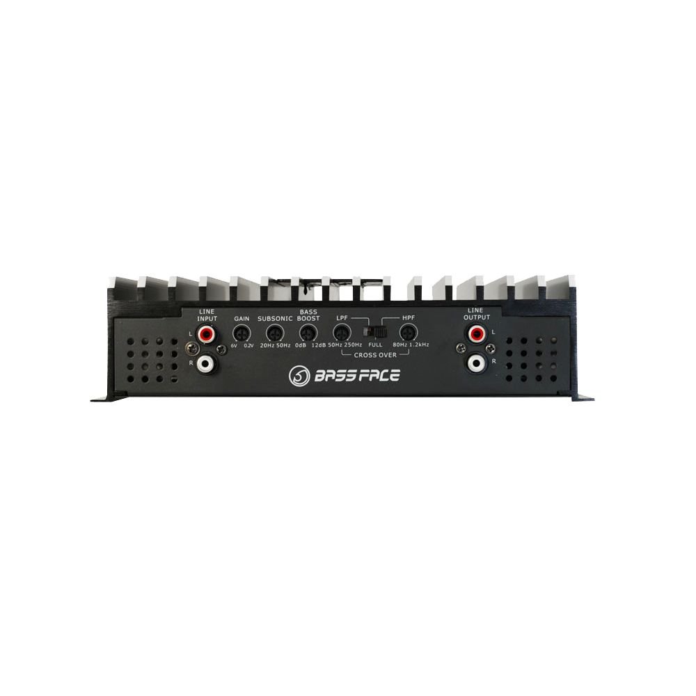 Bass Face - Amplificatore auto a 2 canali, stereo, DB 2.1 800 W