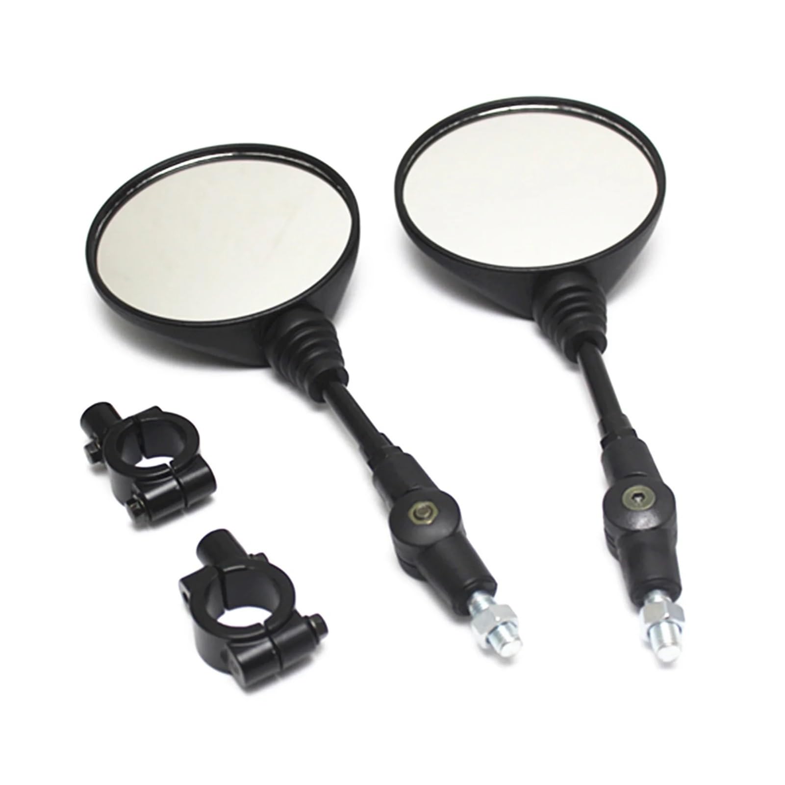 pour Ho&NDA pour Suz&uki pour Kawa&saki Moto Scooter Guidon Pliable Forme Ronde Rétroviseur Latéral Base Modifiée Rétroviseur Moto