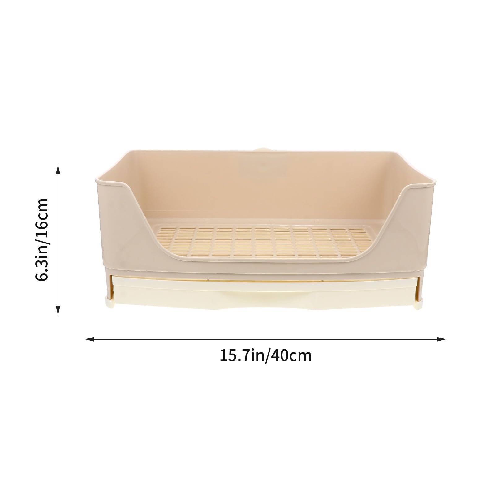 Hasen Toilette Große, Beige Kunststoff Kaninchenstreubox