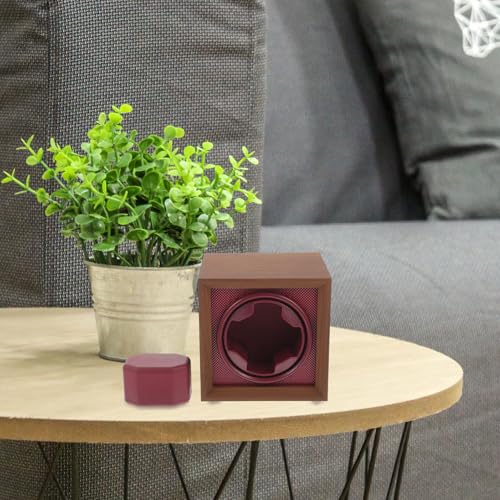Enrollador de relojes automáticos mecánicos con madera marrón 6