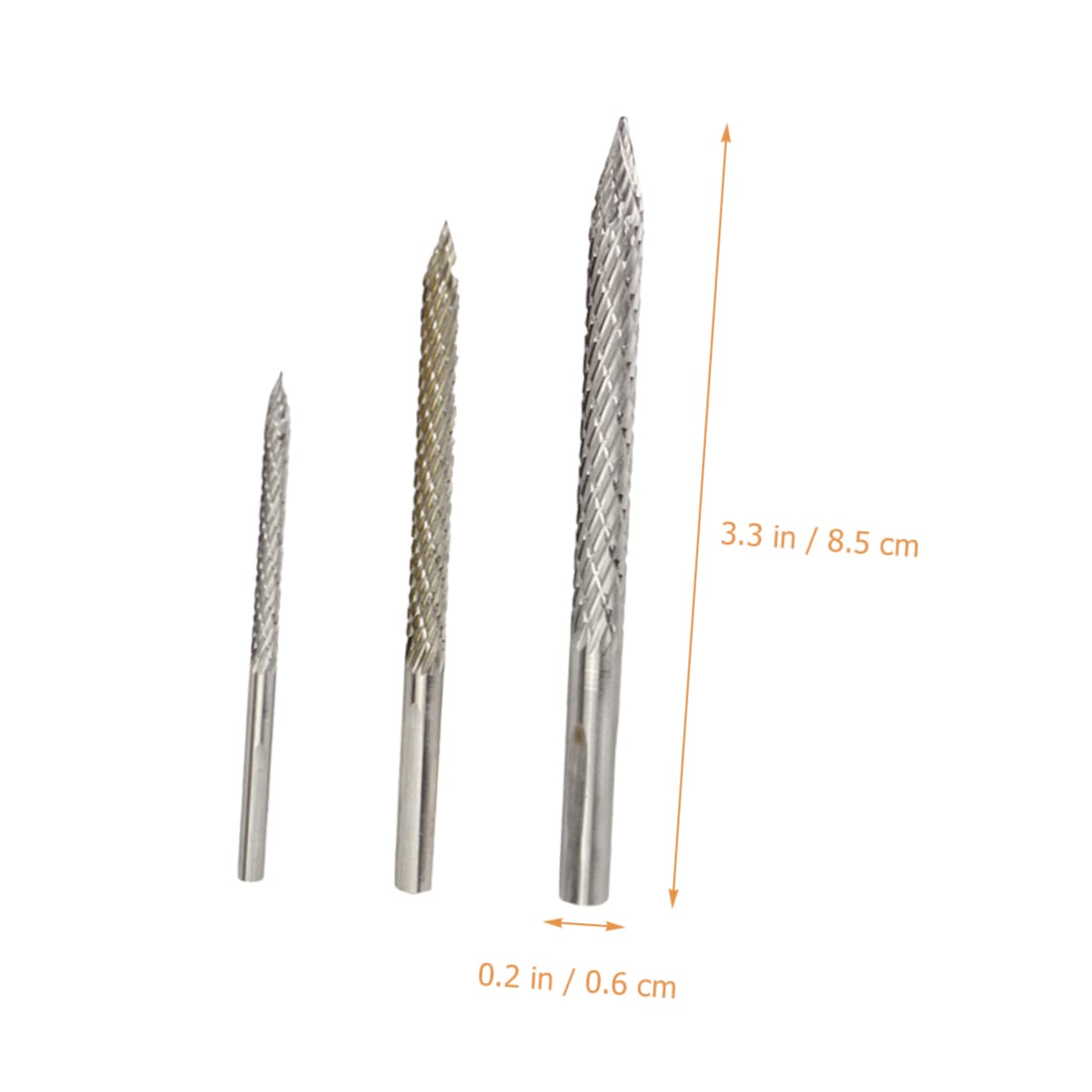 SHERCHPRY 3juegos Puntas De Reparación De Neumáticos De Brocas De Para Automóviles y Motocicletas y Herramienta Para Remover Daños y Puntos De Pinchazo