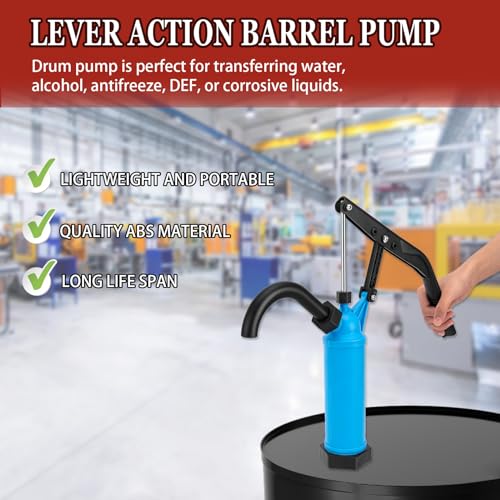 Gddghs 22065 55 Gallon Drum Pump, Lever Action Barrel Pump Fits 5-55 Gallon Drums thumb #1
