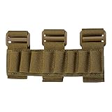 Lovlife Gun Stock Ammo Pouch,8 Round Tactical Shotgun Stock Shell Holder,Adjustable Forearm Ammo Pou