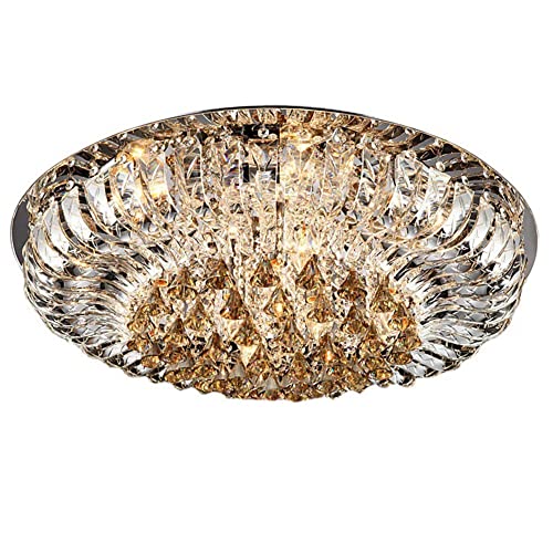 Plafonnier cristal style Empire contre les salons sombres