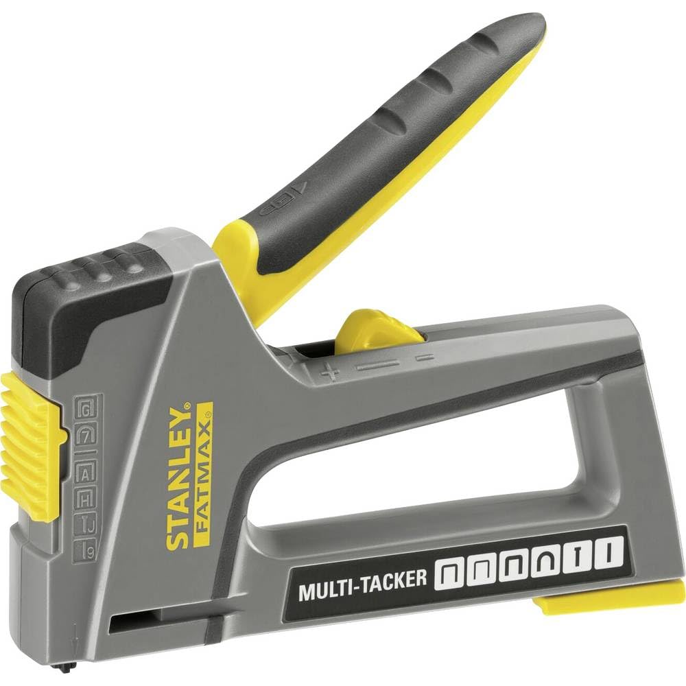 STANLEY Fmht6-70868 Tr75 Agrafeuse 6-en-1 Gamme FATMAX - Compacte - Chargement des Agrafes Facile - Corps Abs Renforce - Intensité Variable - Poignée Soft Grip - Acceptes 6 Formats d'Agrafes