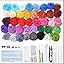 IMZAY Needle Felting Kit, 149 Pieces Needle Felting Tools For Beginner, 72 Colors Wool Roving Set, Felting Kit With Wool Felt Tools And Foam Mat, Felting Kits For Beginners Adult - View #5