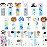 Briwooody 48 Sets Winter Polar Animals Felt...