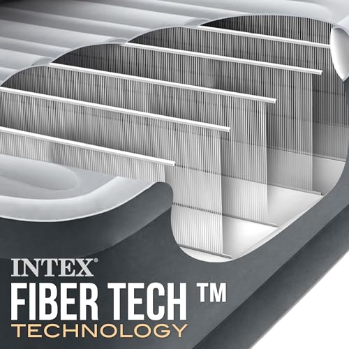 Intex Queen Comfort-Plush Luftbett mit Fiber-Tech RP, aufgeblasene Größe: 152 cm x 203 cm x 46 cm (64414ND)