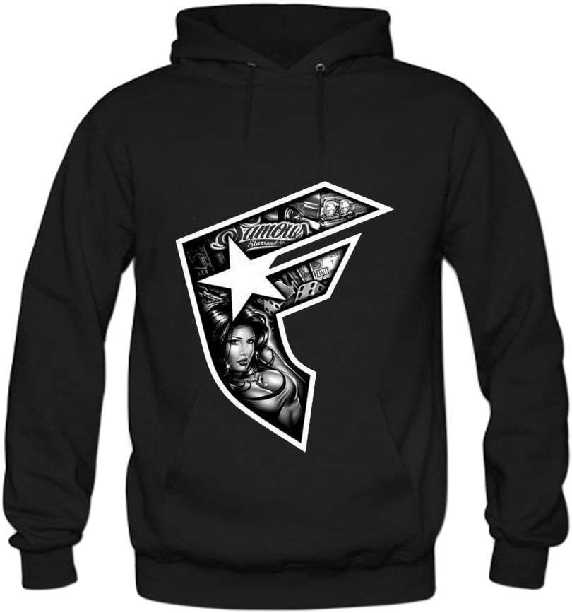 Famous Stars and Straps Mens Hoody Sweatshirt Black