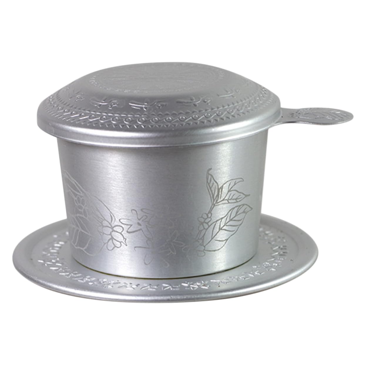 Ciieeo 5sätze Vietnamese Dripper Aluminium Tragbarer Kaffeefilter Für Handaufguss Für Camping Und Kompakte Für Kaffeeliebhaber