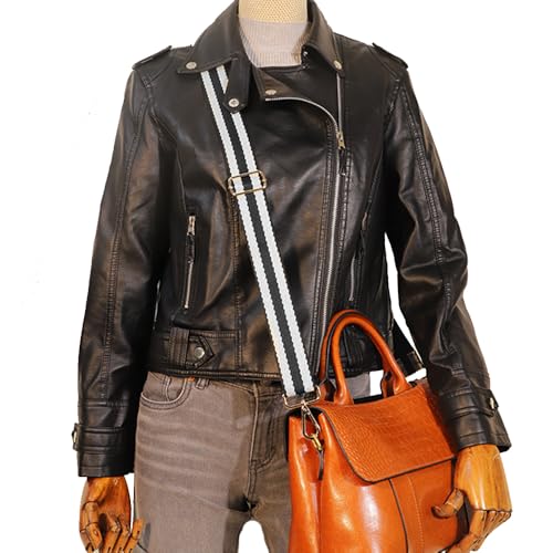 Image of Wide Shoulder Strap Adjustable Replacement Belt Crossbody Canvas Bag Handbag