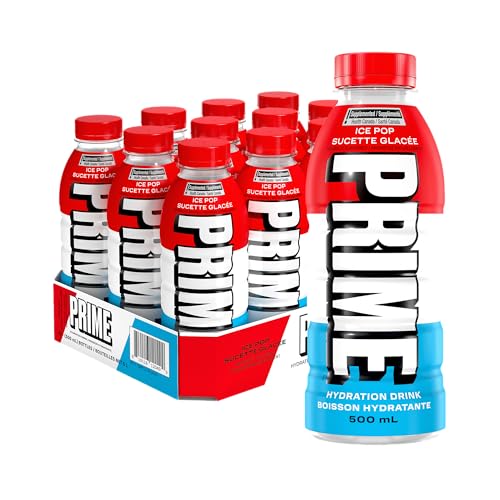Image of Prime Ice Pop Hydration Drink, 16.9 fl oz ℮ 500 ml, 12 Pack
