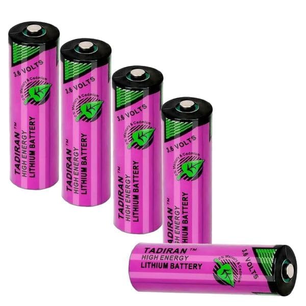 5pcs AA Lithium 2400mAh 3.6V SL-360PLC/TL-5903 Battery for Tadiran TL-5903 SL-360 S7-400 ER14500 ER14505 TL-2100