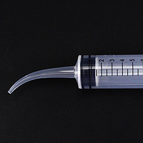 Airgoesin Graduated Dental Irrigation Syringe Oral Irrigator with Curved Tips for Crowns, Bridges, Tonsil stone, Socket Cavity 12ml Measue and Fill with Box (4 syringes) - Thumbnail 3