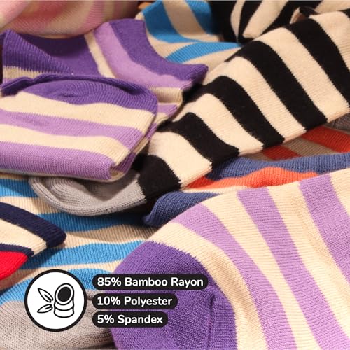 Image of Women's Rayon from Bamboo Fiber Sports Superior Wicking Athletic Ankle Socks