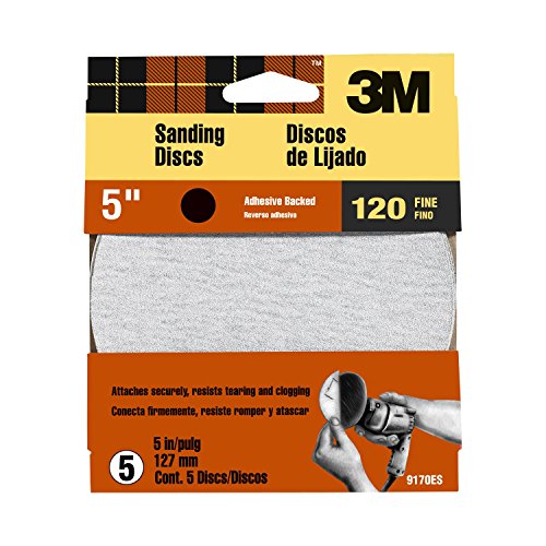 3M 9170ES 5-Inch Adhesive Backed Discs, Fine, 5-pack