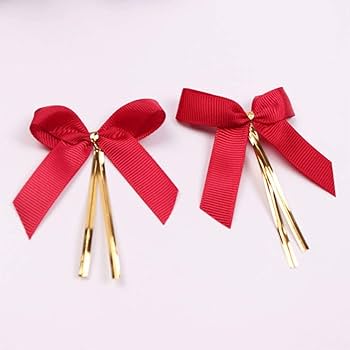 Amazon.co.jp: ラッピングタイリボン付ビニタイ幅2cmワイヤー