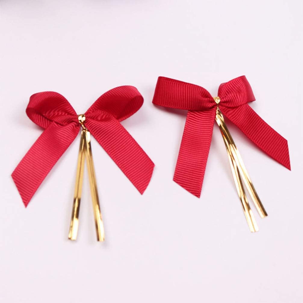 Amazon.co.jp: ラッピングタイリボン付ビニタイ幅2cmワイヤー