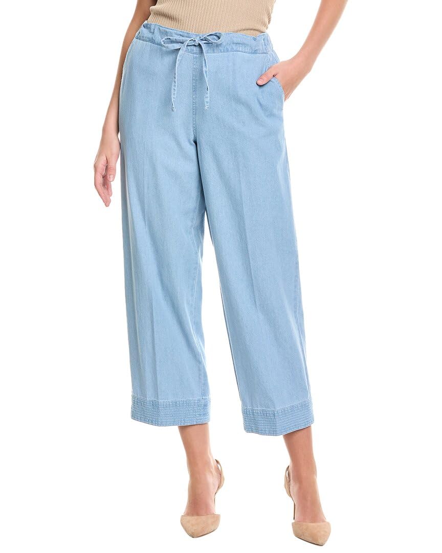 Jones New York Womens Tie Waist Stitch Hem Pant