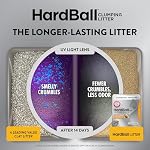 ARM & Hammer Hardball Lightweight Platinum Multi-Cat Clumping Cat Litter Odor Control, Easy No-Mess Scooping, Garden Bloom Scent, 8.5 Lbs.