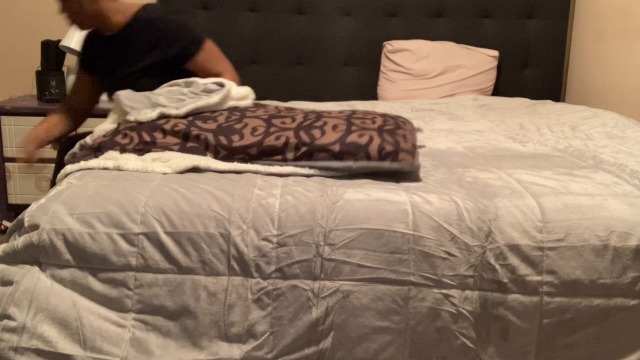 Micromink comforter with Sherpa 