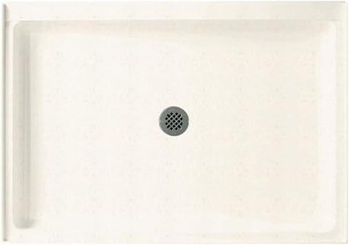 Swan SF03442MD.168 42-in L x 34-in W x 5.5-in H Solid Surface Shower Base, Babys Breath