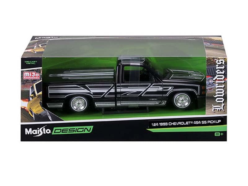 Maisto 1993 Chevrolet 454 SS Pickup Lowrider 1:24 miniatura 2