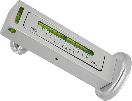 Adjustable Magnetic Gauge Tool, Auto Camber Castor Strut Wheel Alignment Instrument with Magnetic Base, Universal Caster Pillar Wheel Alignment Tool for Car Truck RV Tire Repair