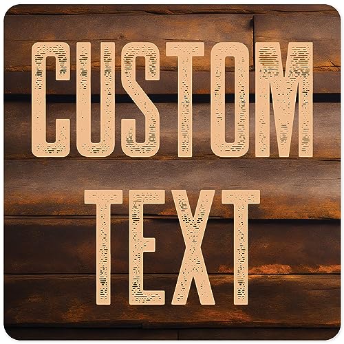 Custom Sign, Street Sign - 11 Font Colors, 13 Font Styles, 22 Sizes, 30x30 Inches