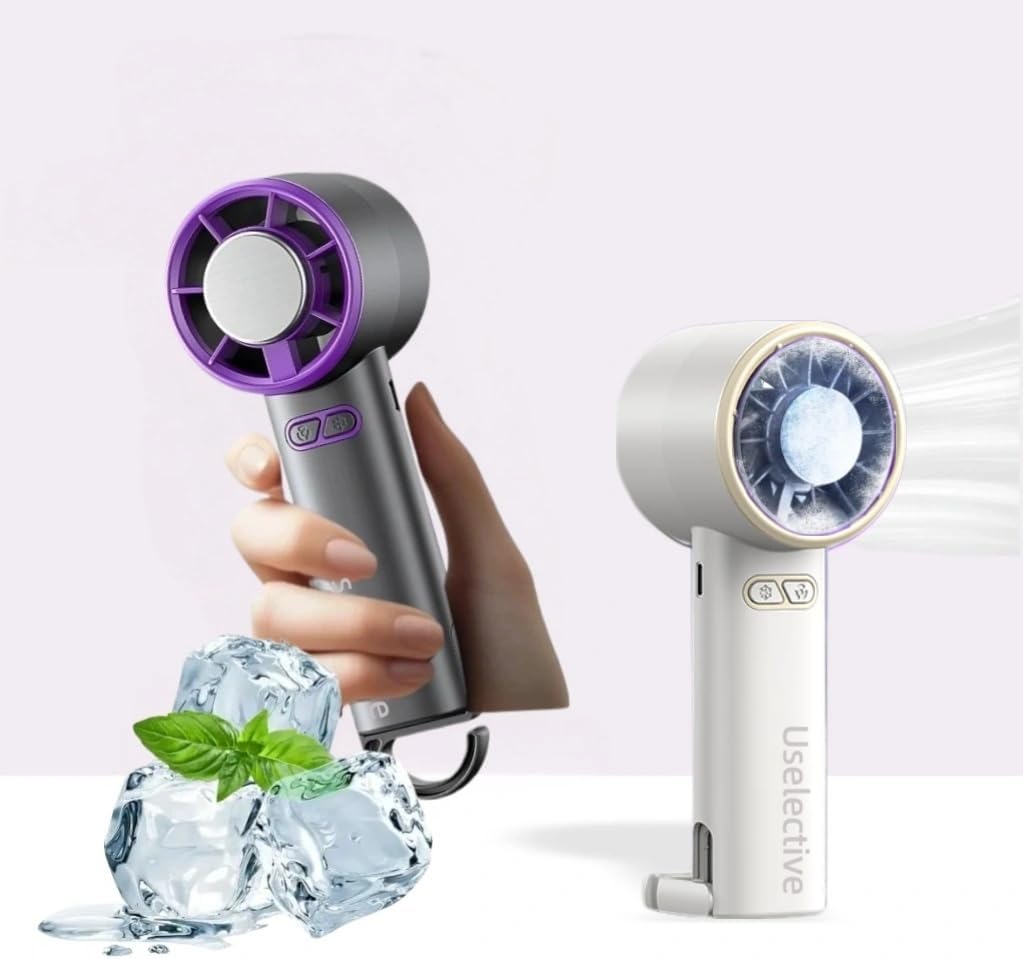 Personal Hand held Fan -Y32 Pro I portable Mini Fan with Long Battery Performance – Ultra-Quiet for New Cooling Technology – Perfect Summer Gift for Travel & Outdoors（purple）