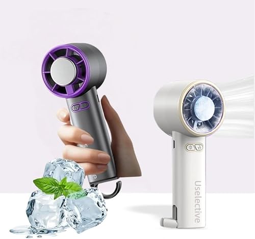 Ventilador de mano personal - Mini ventilador portátil Y32 Pro I con batería de largo rendimiento - Ultra silencioso para nueva tecnología de