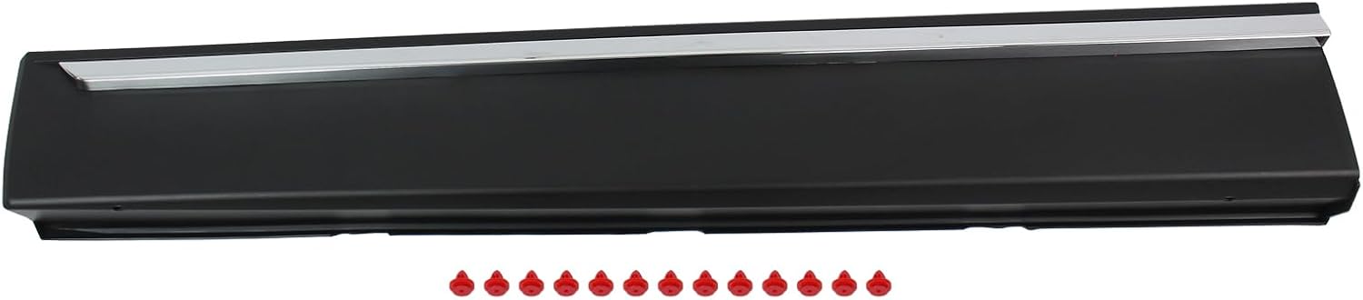 NewYall Front Left Door Lower Trim Molding Cover with Chrome for Mazda CX-9 2016-2023
