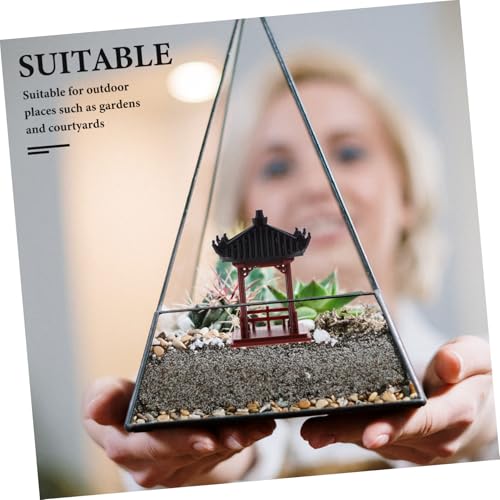 Pavillon miniature pour aquarium et plantes succulentes durables - 7