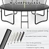 12FT 14FT Trampoline for Kids/Adults - Outdoor Recreational Big Trampolines with Enclosure Net Curved Poles and Ladder, Heavy Duty Trampoline Anti-Rust Coating, ASTM Approval