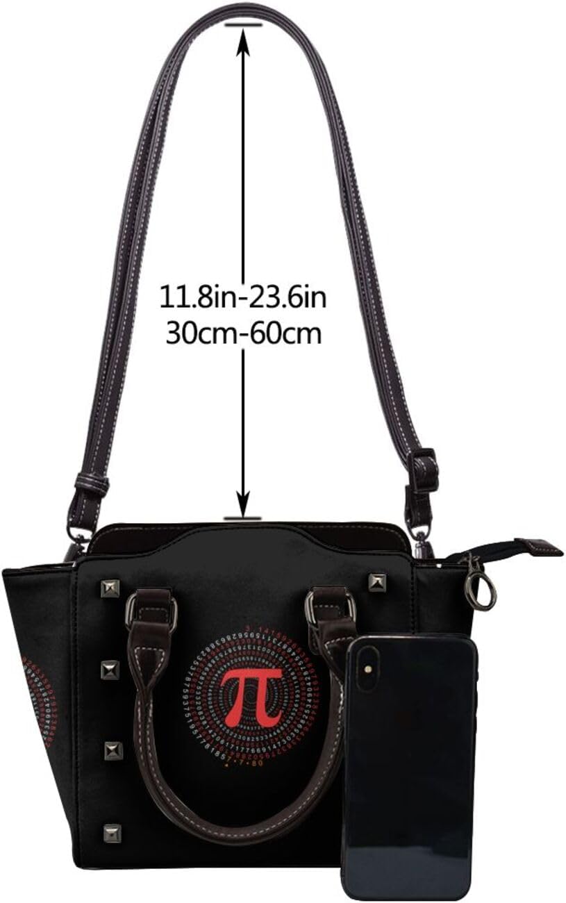 [RFSHOPD] ショルダーポーチ 円周率柄 数学柄 理科柄 公式柄 ワンショルダー トートバッグ ハンド 斜め掛けバッグ レディ