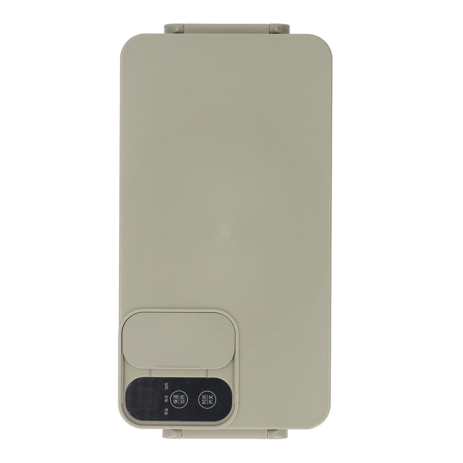 SIXRUN Lunch Box Elettrico, Scaldavivande Portatile in Acciaio Inossidabile 304, Scaldavivande Alimentato a Batteria da 40 W, per il Riscaldamento dei Pasti da Viaggio in Auto da Lavoro (Verde Matcha)