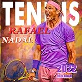 Rafael Nadal Calendar 2022: Rafael Nadal OFFICIAL SPORT Calendar 2022 – 18 months – BIG SIZE...